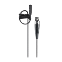 SUBMINIATURE CARDIOID CONDENSER LAPEL MICROPHONE WITH 55&quot; CABLE TERMINATED WITH TA4F-TYPE